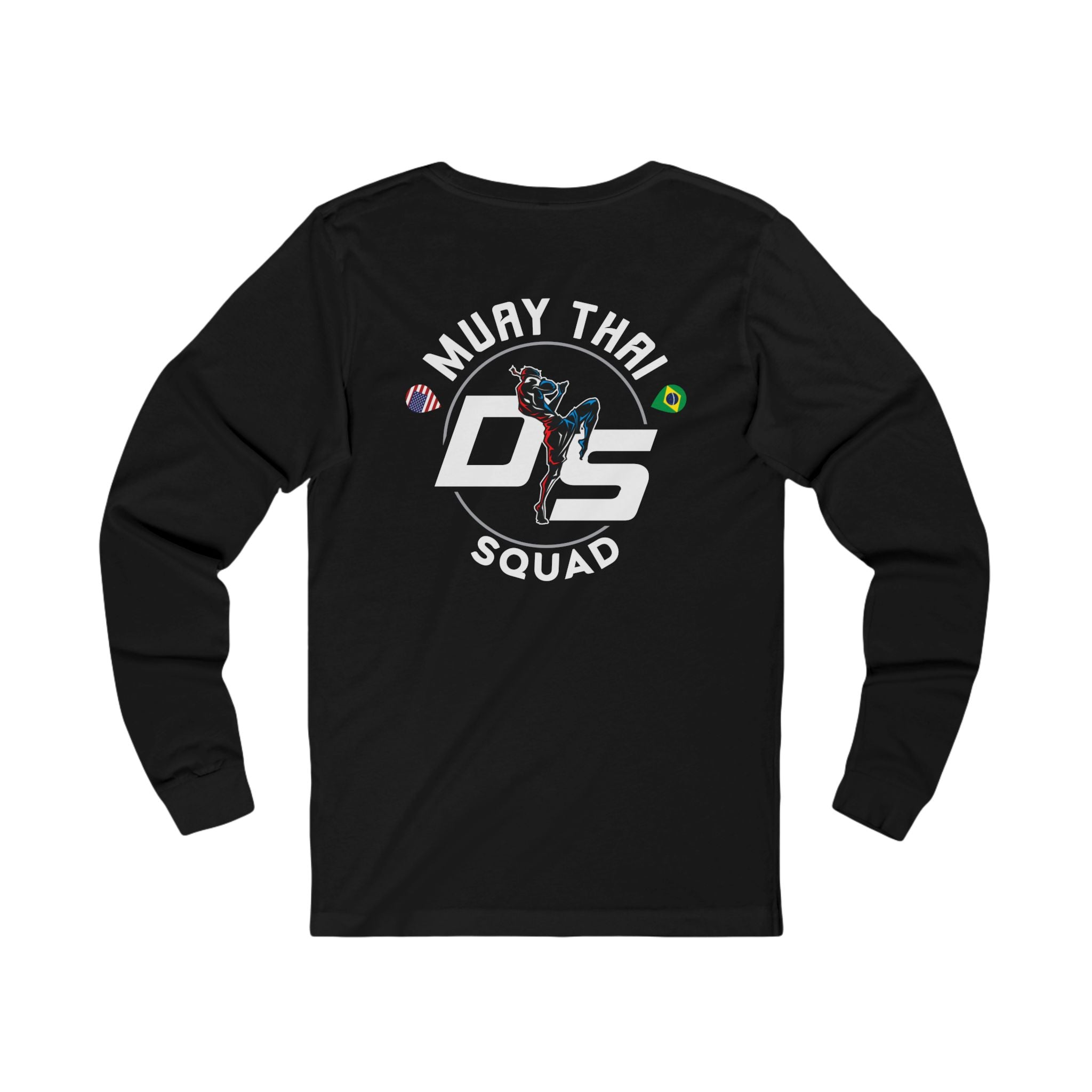 Long Sleeve Cotton Shirt -DS Muay Thai Squad