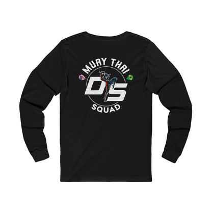 Long Sleeve Cotton Shirt -DS Muay Thai Squad