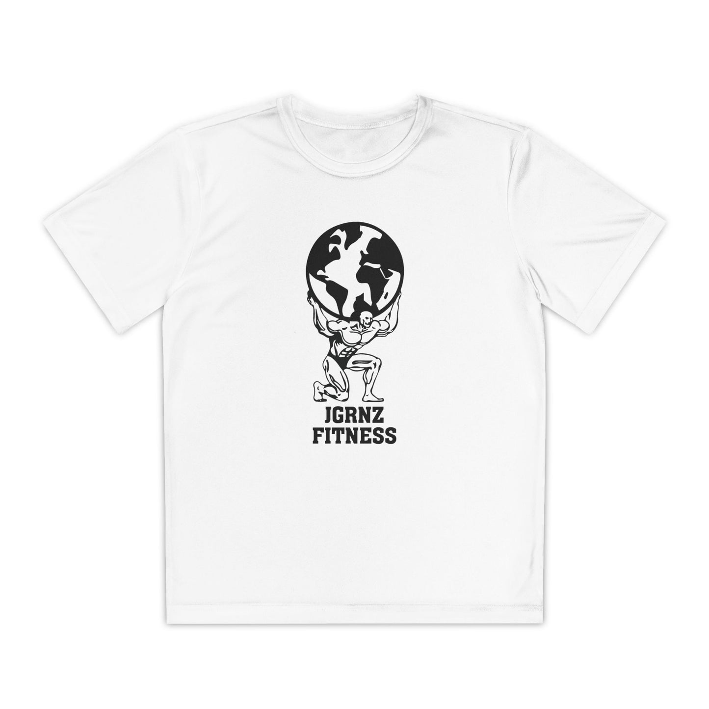 Youth Moisture-Wicking Performance Tee - FB - JGRNZ Fitness