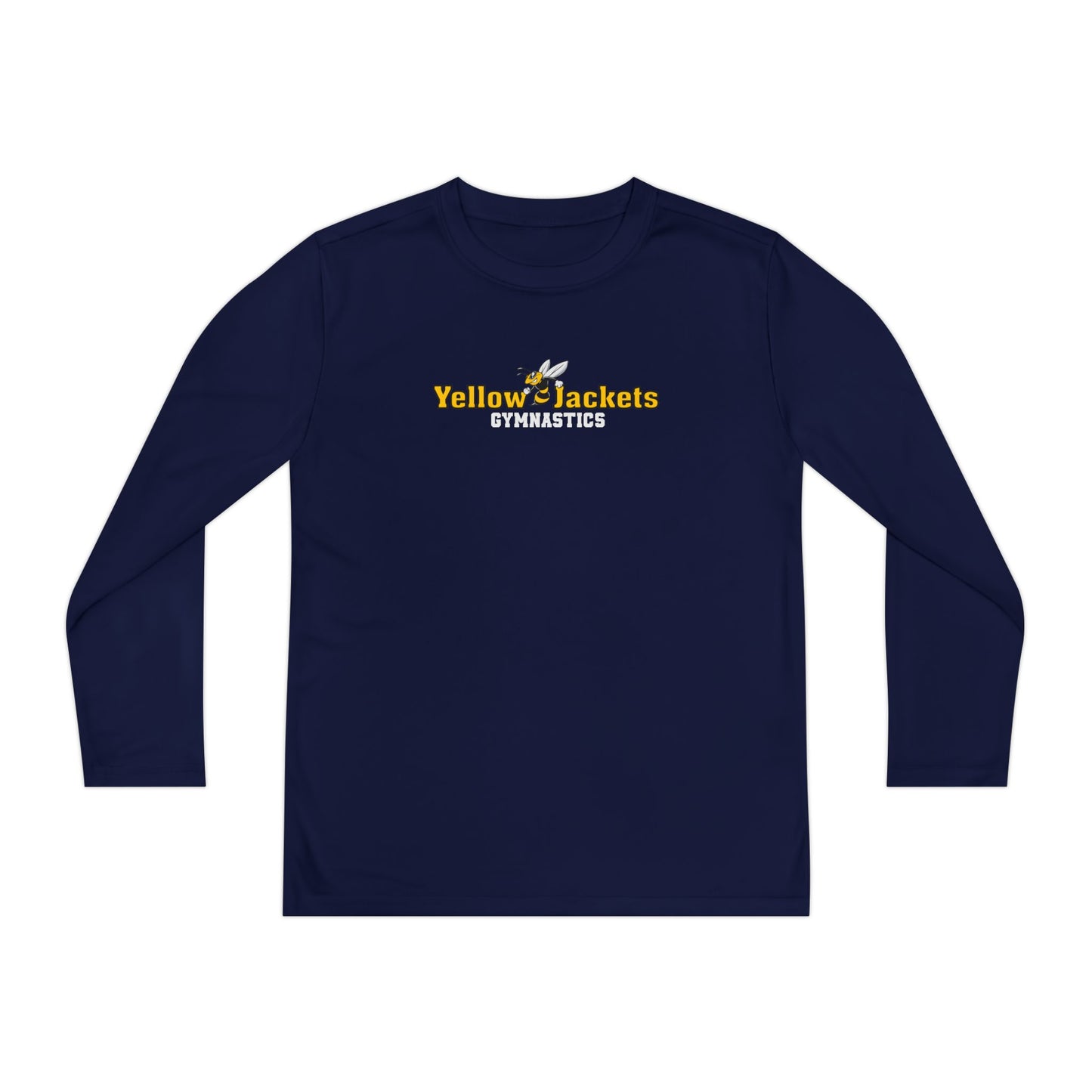 Youth Performance Long Sleeves - Yellow Jackets Gymnastics