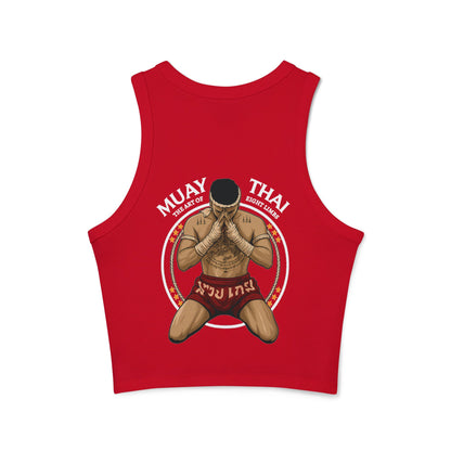 Ladies Ribbed Tank - 8 limbs - DS Muay Thai Squad