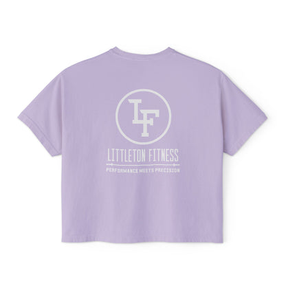 Women’s Oversized Boxy Tee - PMP - LITTLETON FITNESS