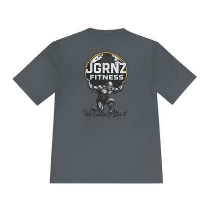 Moisture-Wicking Performance Tee - Steel Atlas - JGRNZ Fitness