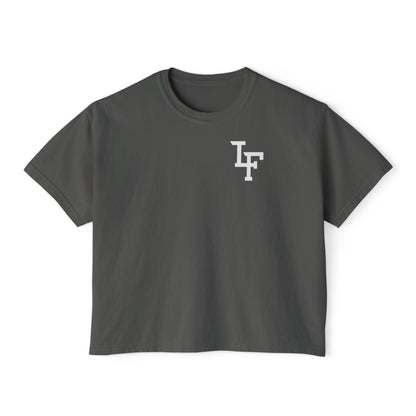 Women’s Oversized Boxy Tee - PMP - LITTLETON FITNESS