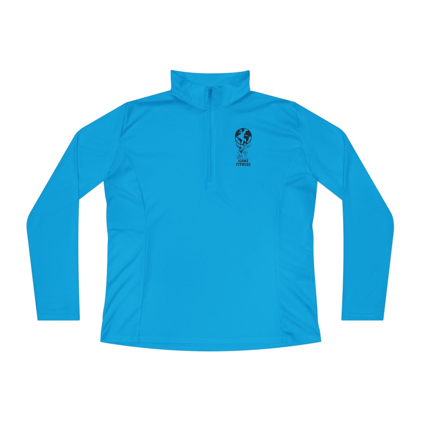 Ladies’ Quarter-Zip Pullover - FB - JGRNZ Fitness