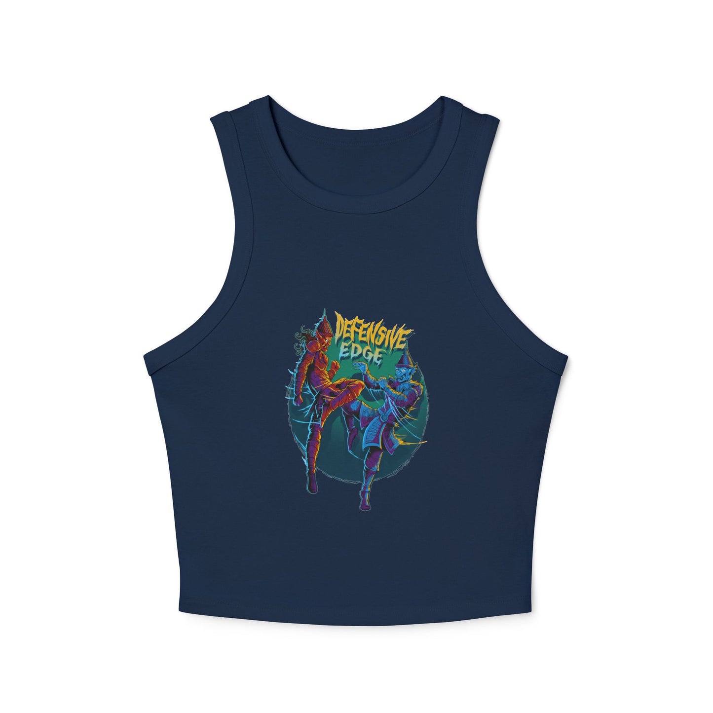 Ladies Ribbed Tank - DEM- Defensive Edge Martial Arts