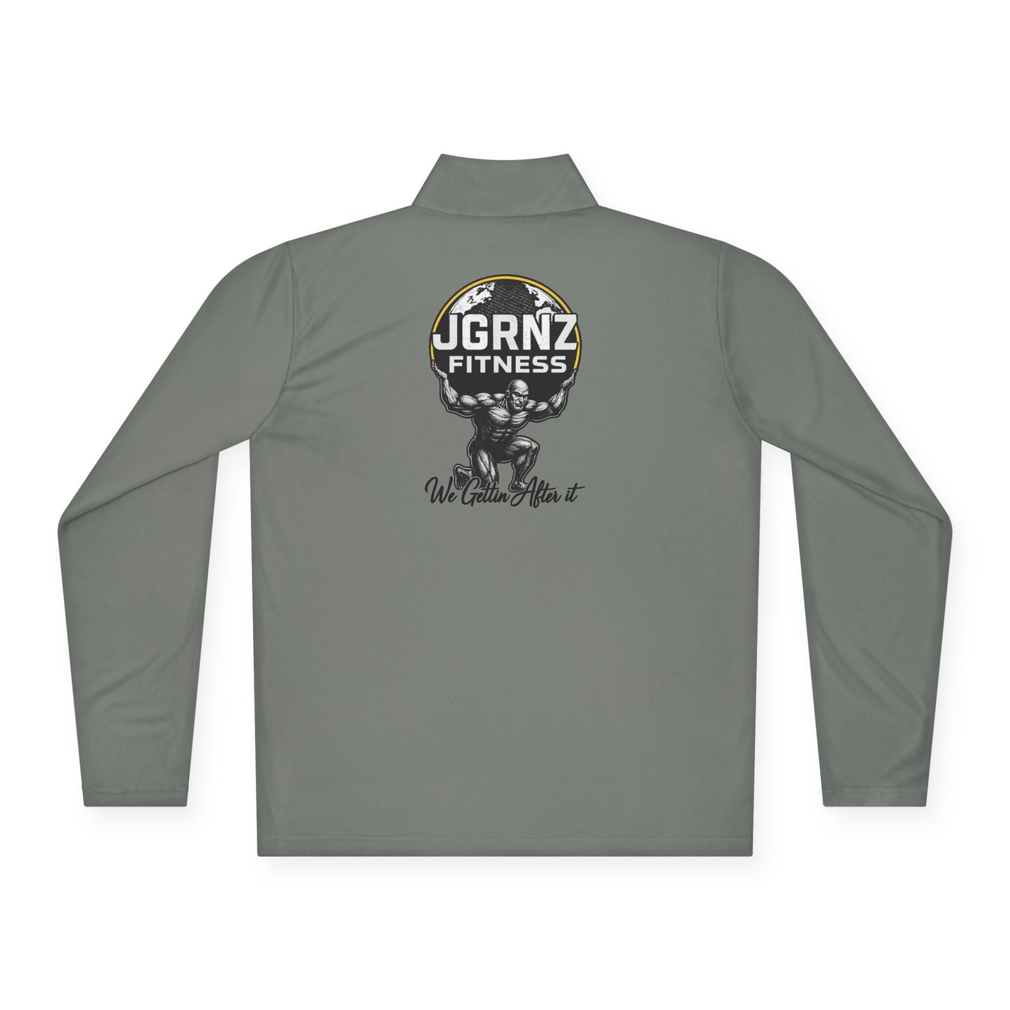 Men’s Performance Quarter-Zip Pullover -Steel Atlas - JGRNZ Fitness