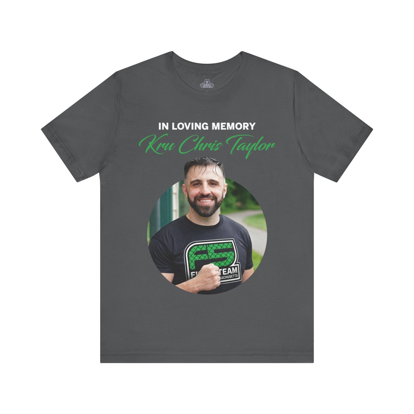 Kru Chris Taylor Tribute - Airlume Cotton Athletic Tee - Defensive Edge Martial Arts