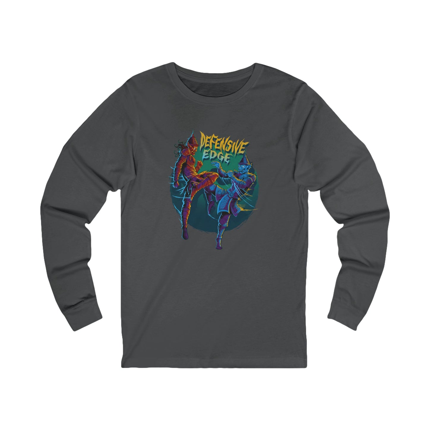 Long Sleeve Cotton Shirt - DEM- Defensive Edge Martial Arts