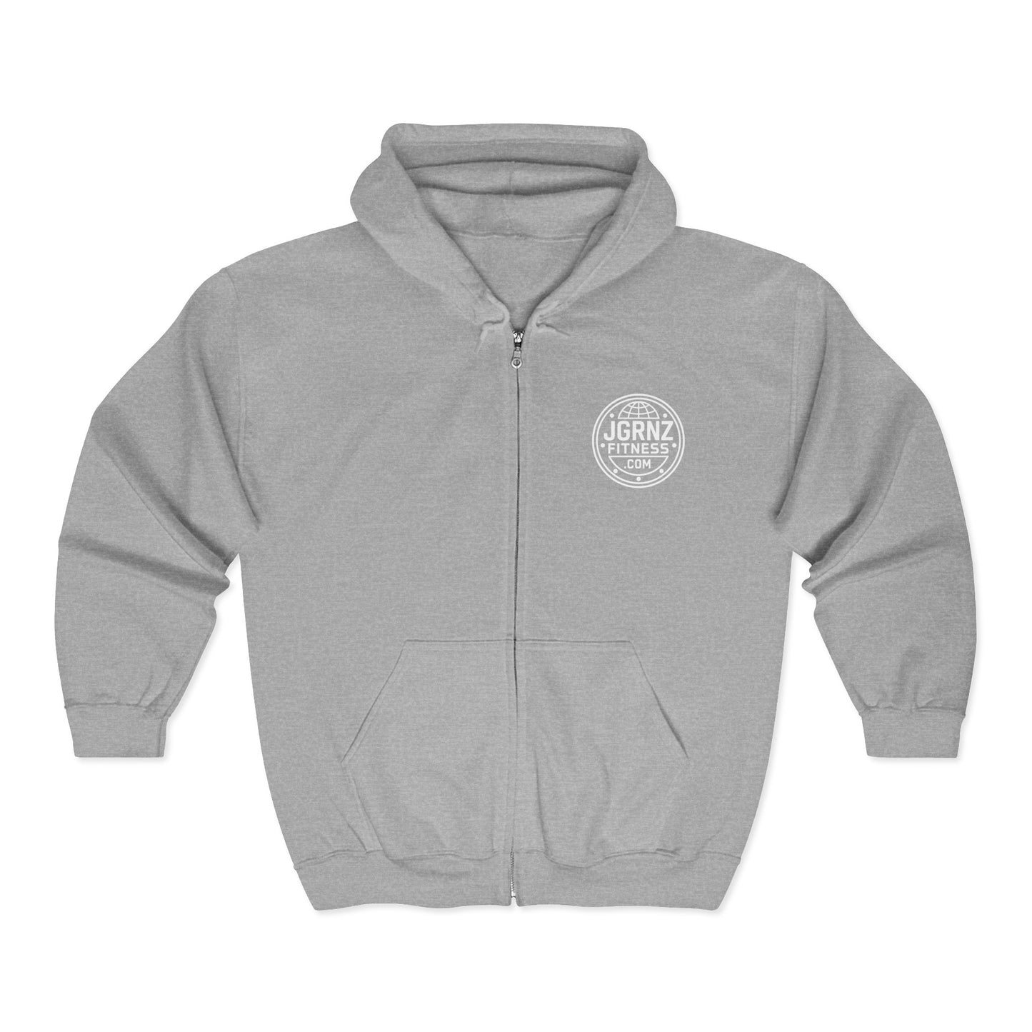 Classic Zip-Up Hoodie - Plate - JGRNZ FITNESS