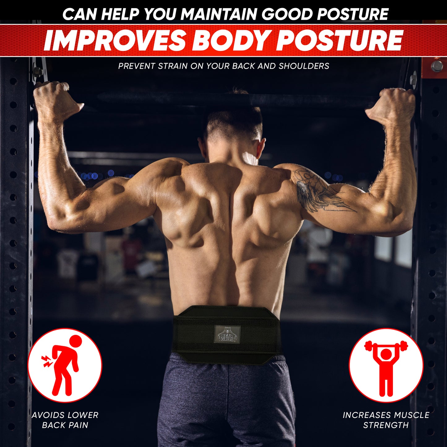Dip Belt For Weightlifting - 3 Styles of Belts - Traditional - Clip Closure - Metal Buckle