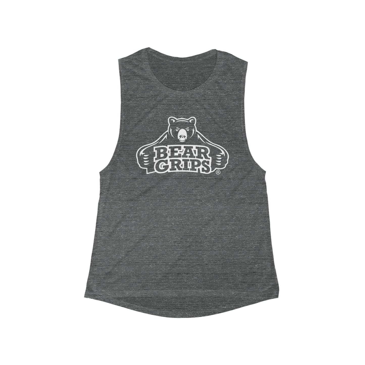 Women’s 65/35 Poly/Viscose Flowy Scoop Muscle Tank