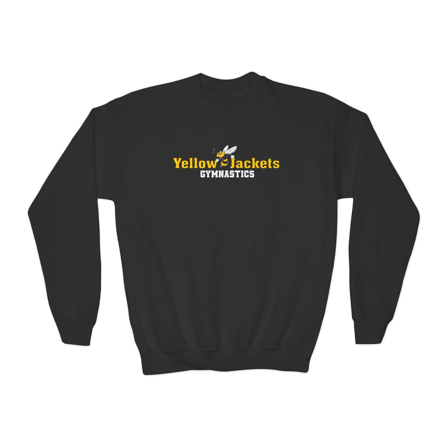 Youth Perfect Soft Crewneck Sweatshirt - Yellow Jackets Gymnastics