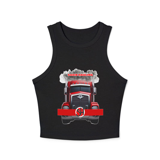 Ladies Ribbed Tank - Sadie Hauling