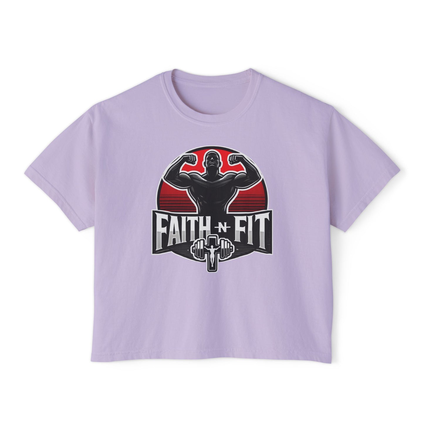 Women’s Oversized Boxy Tee - 3rd-Faith N Fit