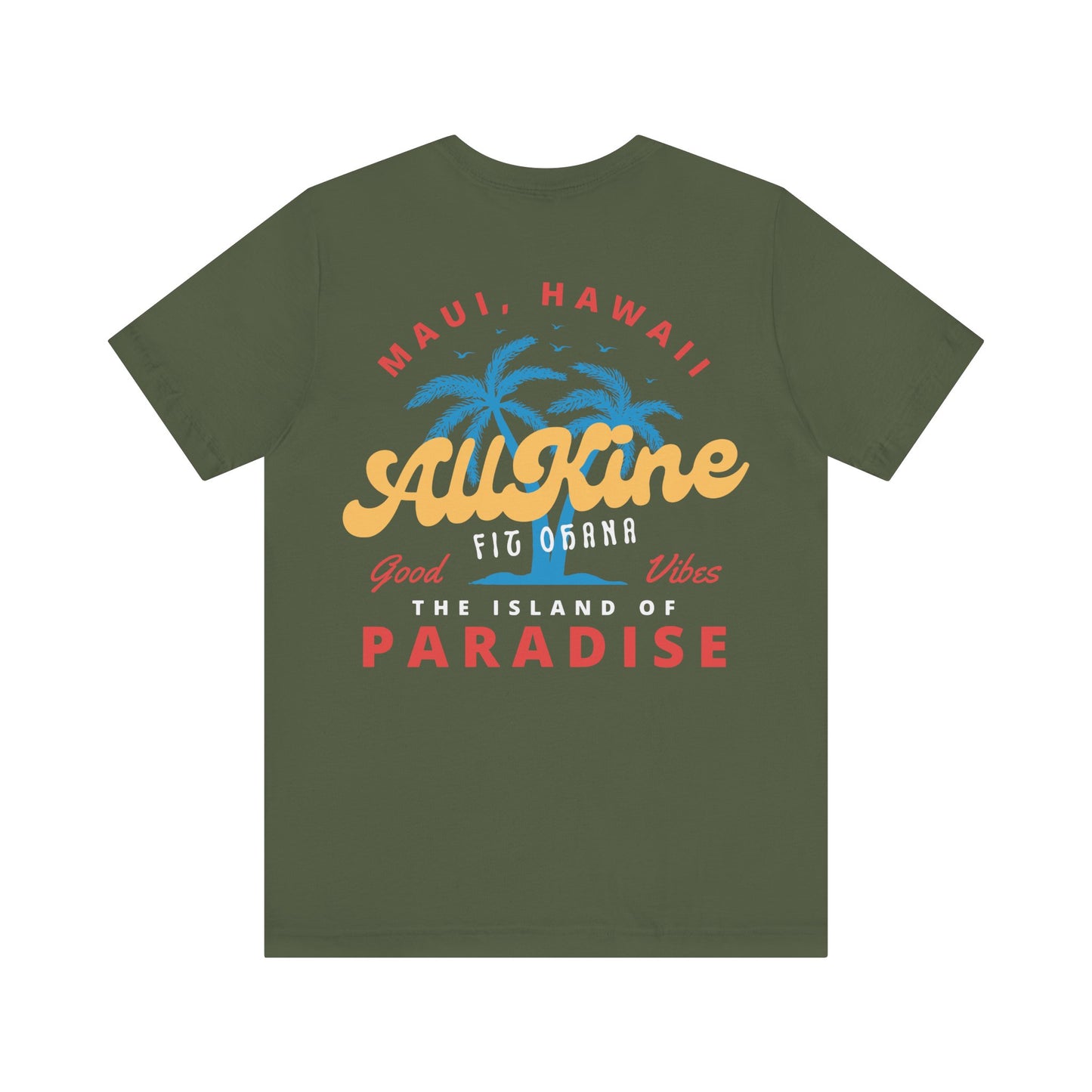 Airlume Cotton Athletic Tee - Paradise - All Kine