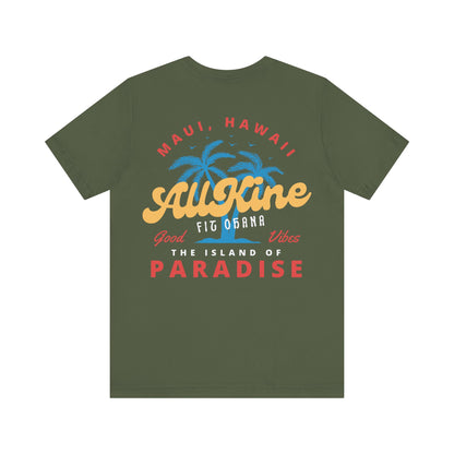 Airlume Cotton Athletic Tee - Paradise - All Kine