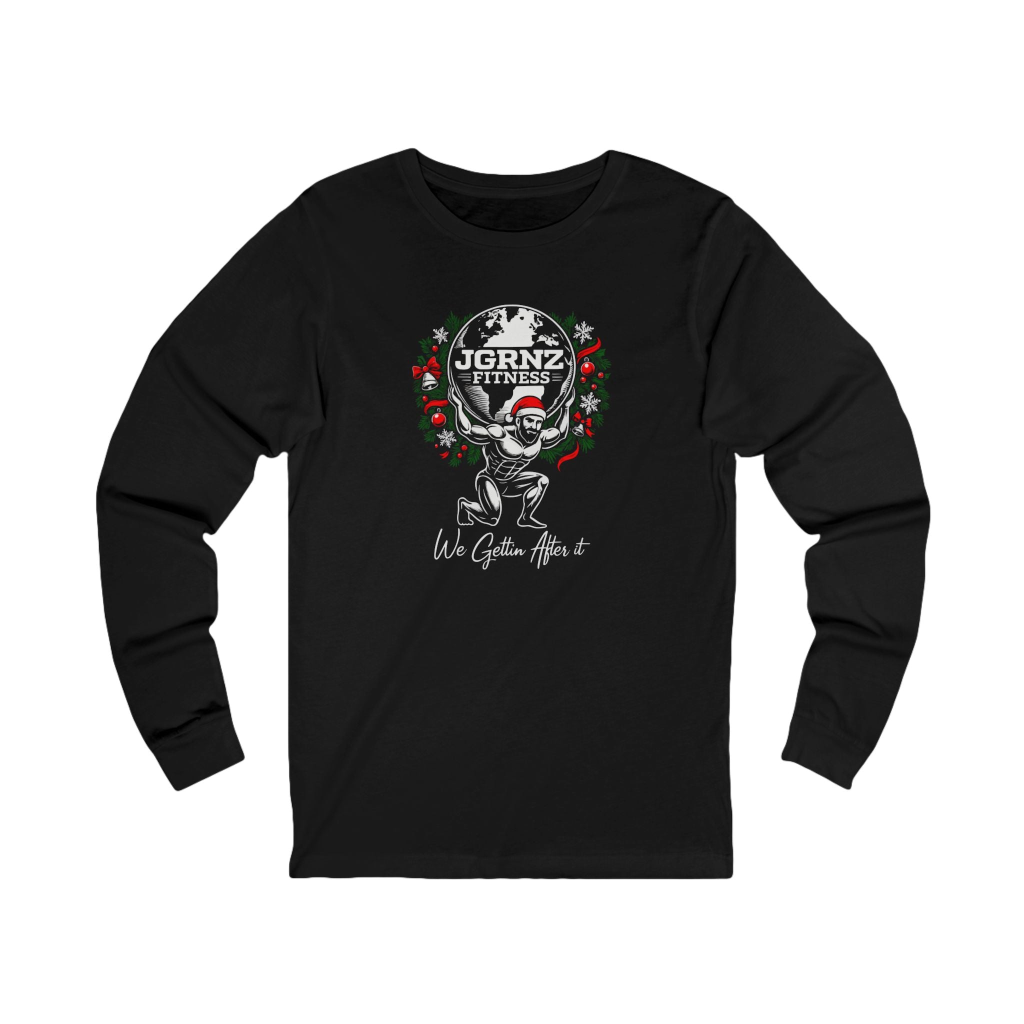 Long Sleeve Cotton Shirt - Christmas- JGRNZ FITNESS