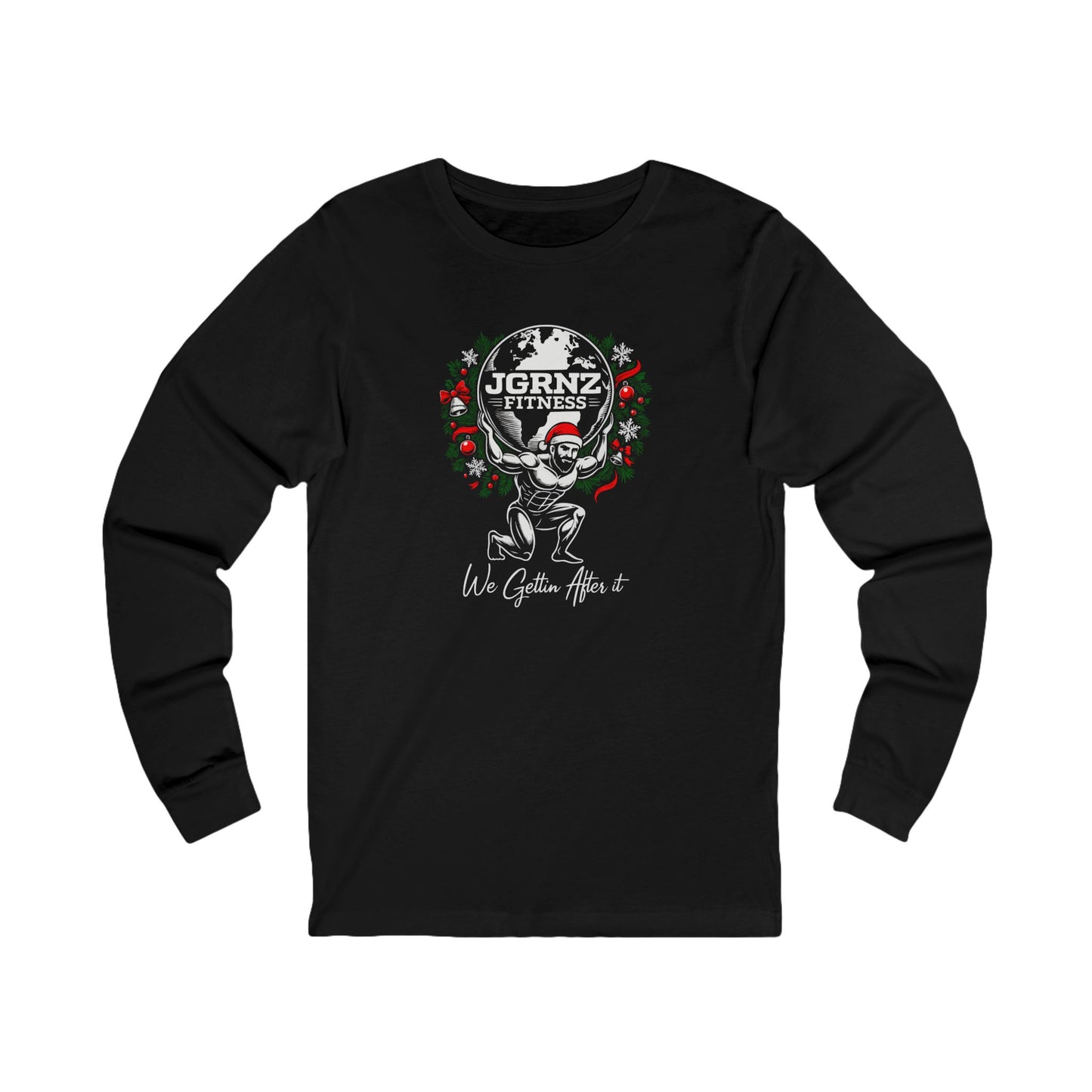 Long Sleeve Cotton Shirt - Christmas- JGRNZ FITNESS