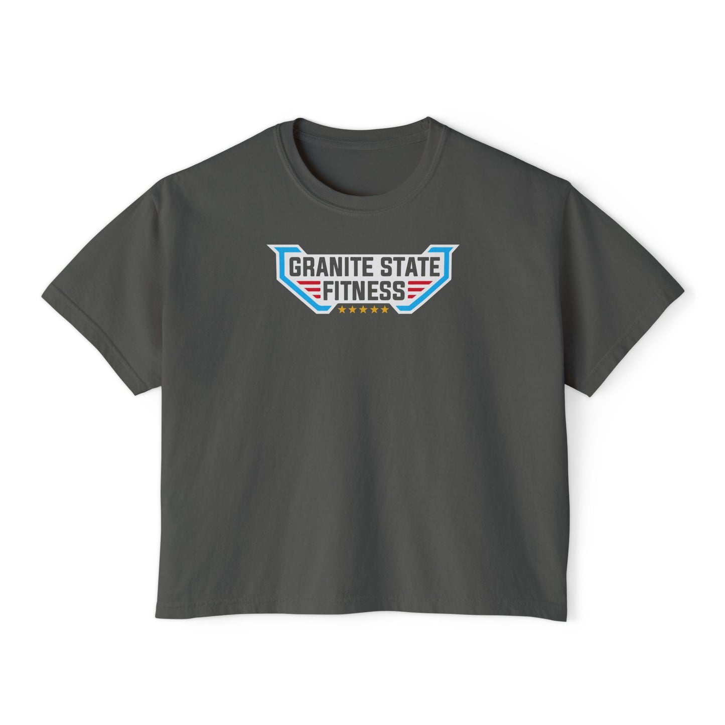 Women’s Oversized Boxy Tee -  Granite State Fitness