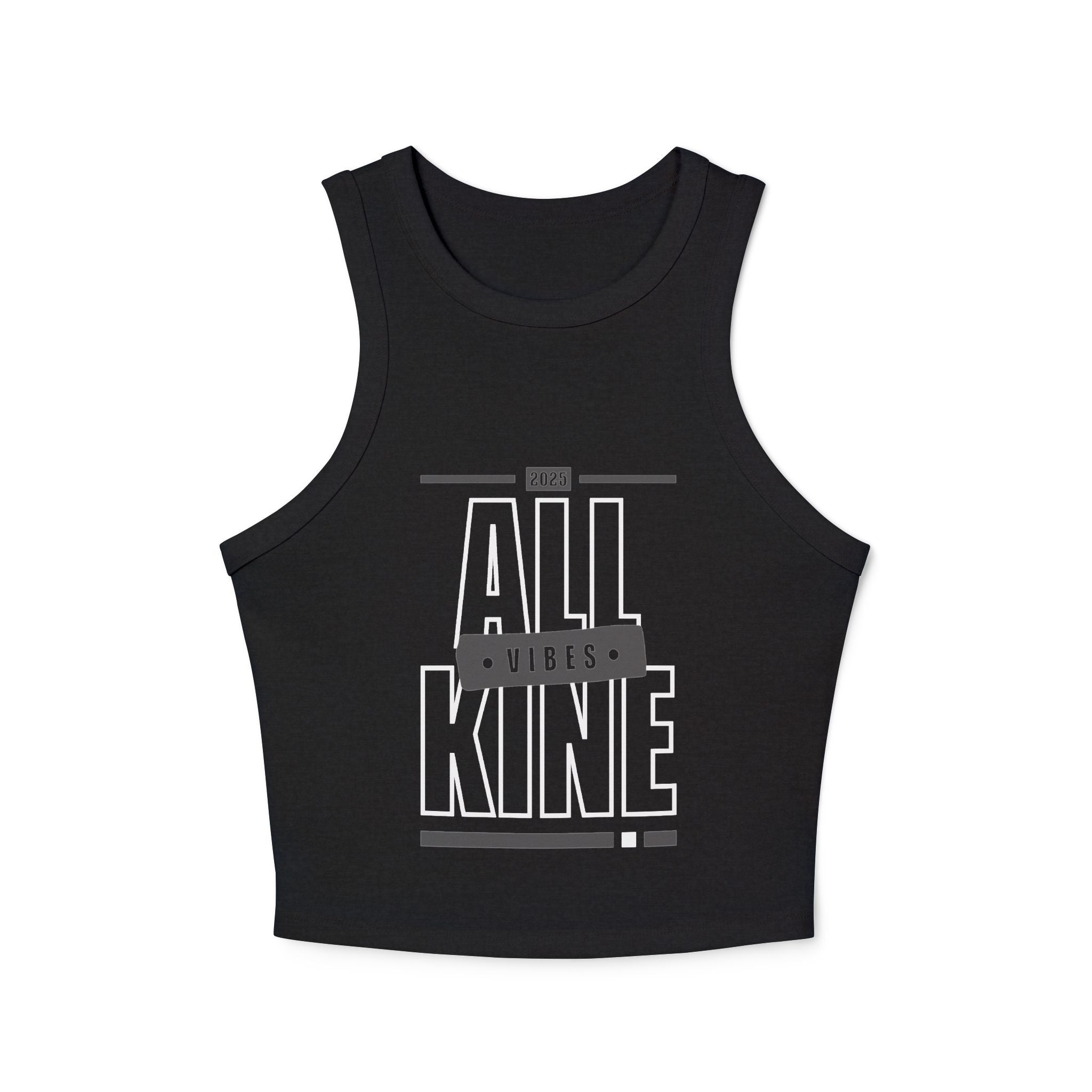 Ladies Ribbed Tank - Vibes - All Kine