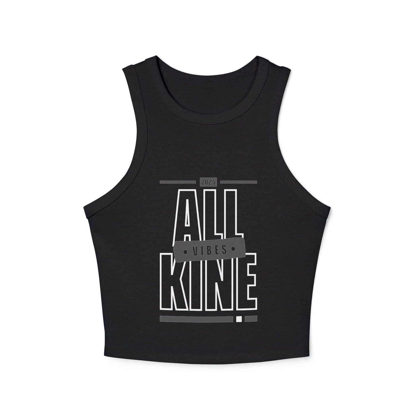 Ladies Ribbed Tank - Vibes - All Kine