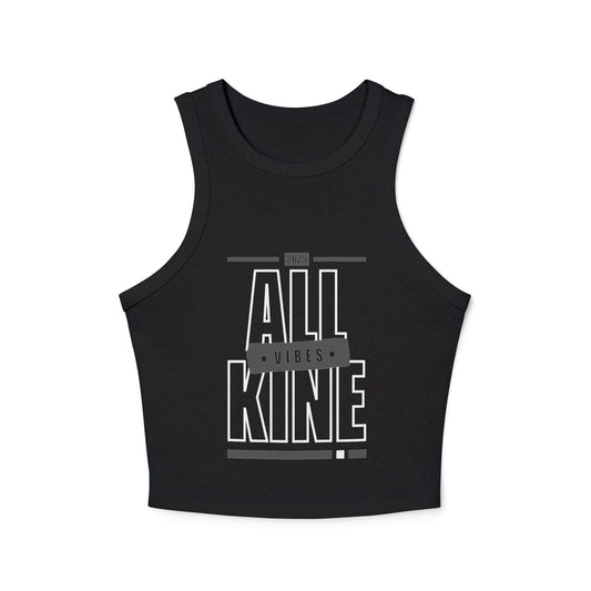Ladies Ribbed Tank - Vibes - All Kine