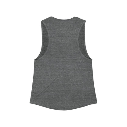 Women’s 65/35 Poly/Viscose Flowy Scoop Muscle Tank