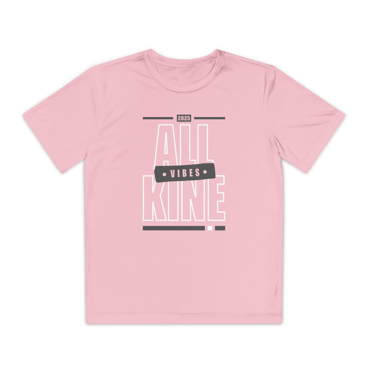 Youth Moisture-Wicking Performance Tee - Vibes - All Kine