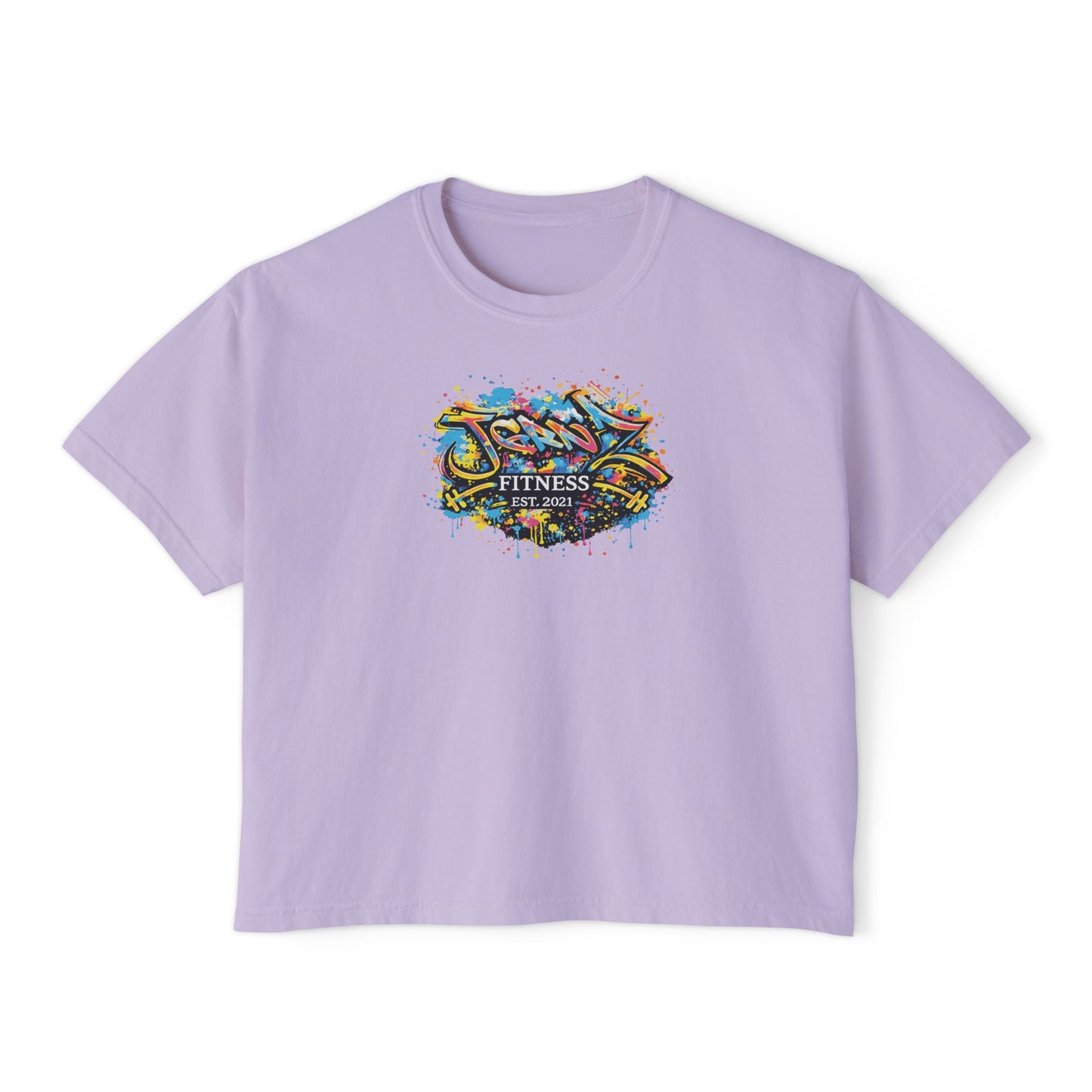 Women’s Oversized Boxy Tee - EST 2021 - JGRNZ Fitness