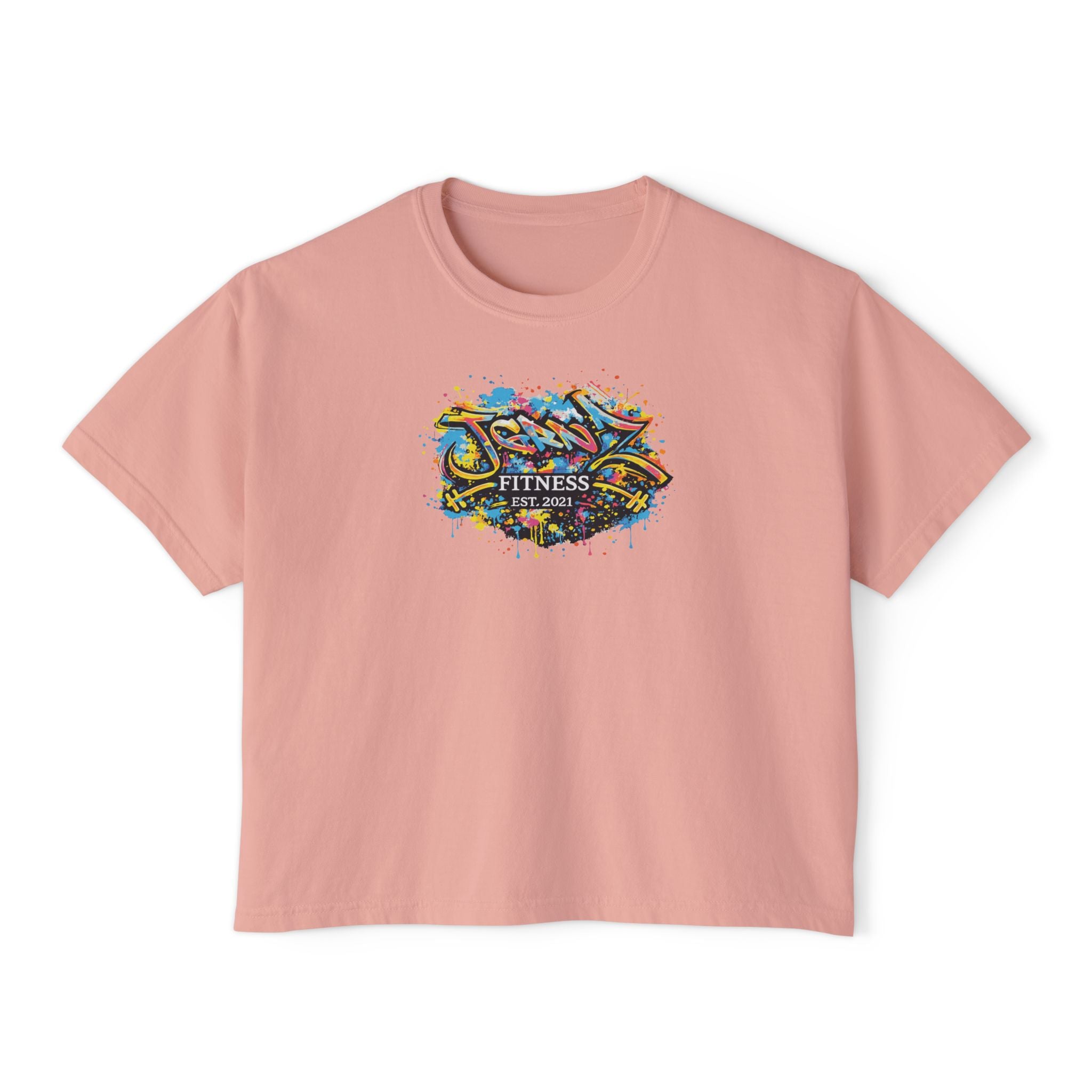 Women’s Oversized Boxy Tee - EST 2021 - JGRNZ Fitness