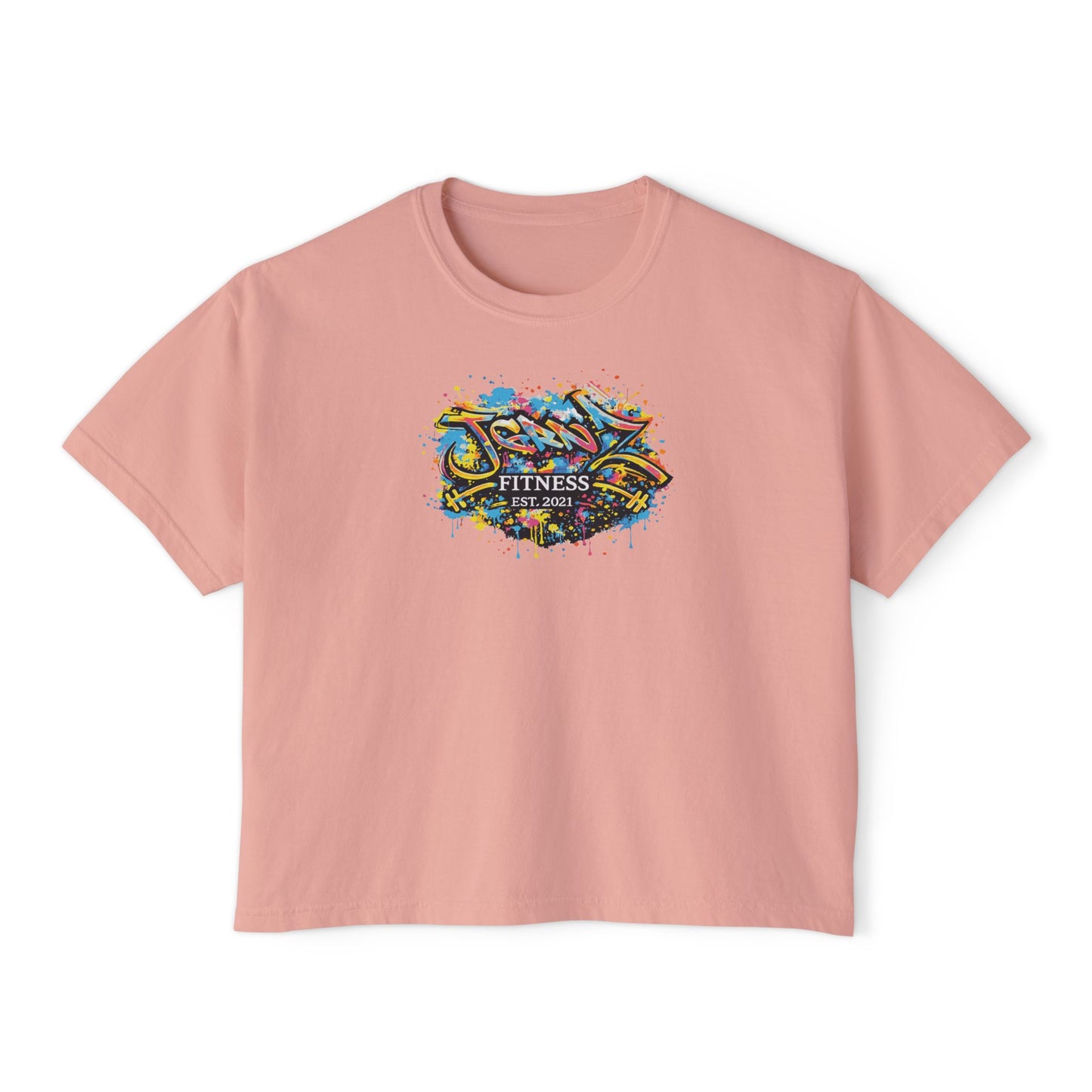 Women’s Oversized Boxy Tee - EST 2021 - JGRNZ Fitness