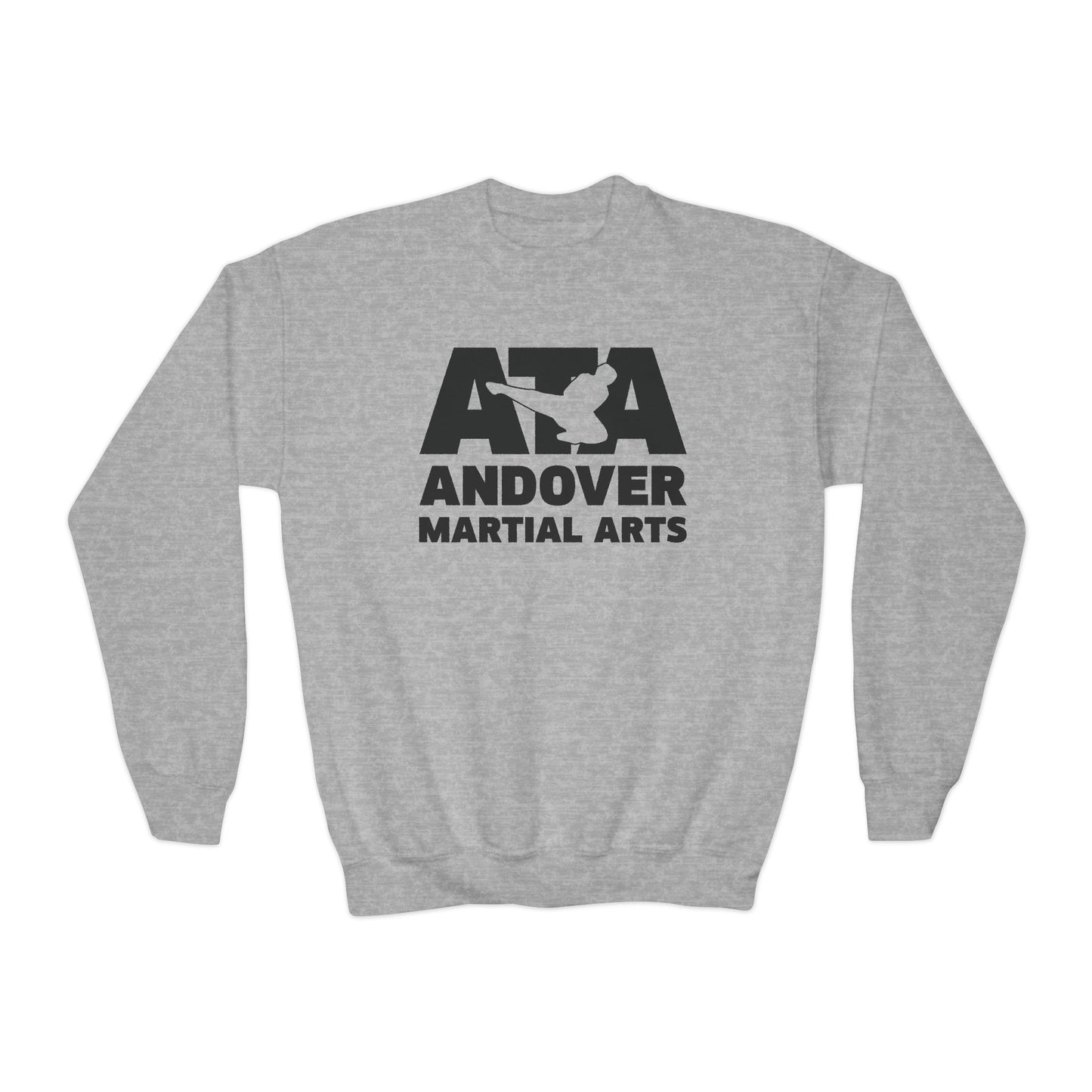 Youth Perfect Soft Crewneck Sweatshirt - Front - ATA Martial Arts