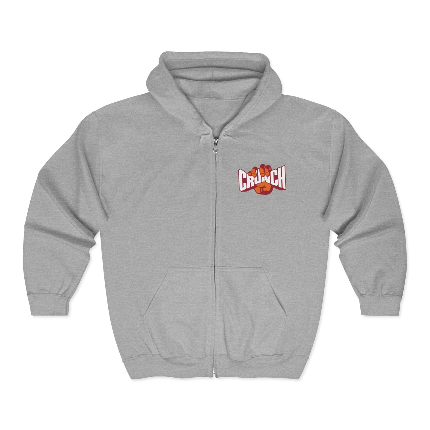 Classic Zip-Up Hoodie - Crunch Fitness