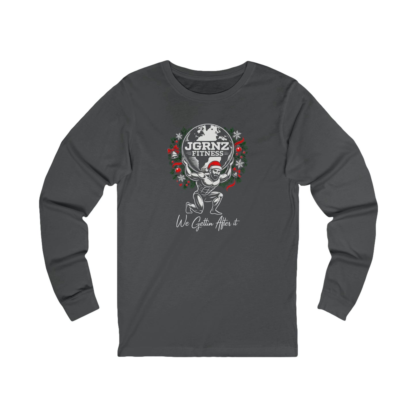 Long Sleeve Cotton Shirt - Christmas- JGRNZ FITNESS