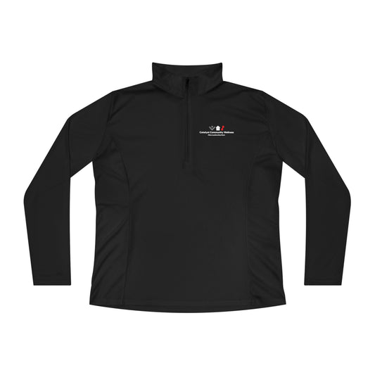 Ladies’ Quarter-Zip Pullover - Notjustanothergym-Catalyst Community Wellness