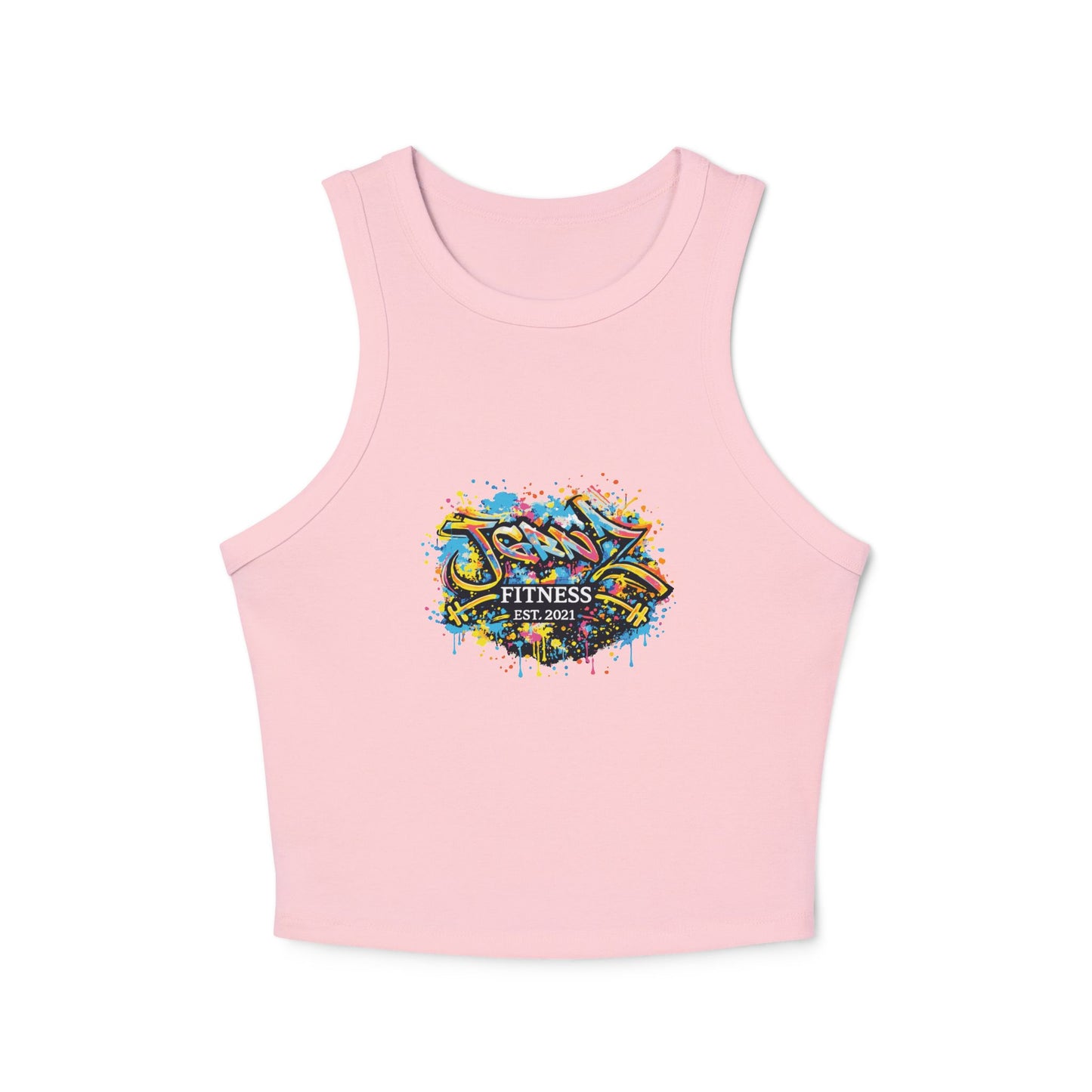 Ladies Ribbed Tank - EST 2021 - JGRNZ Fitness