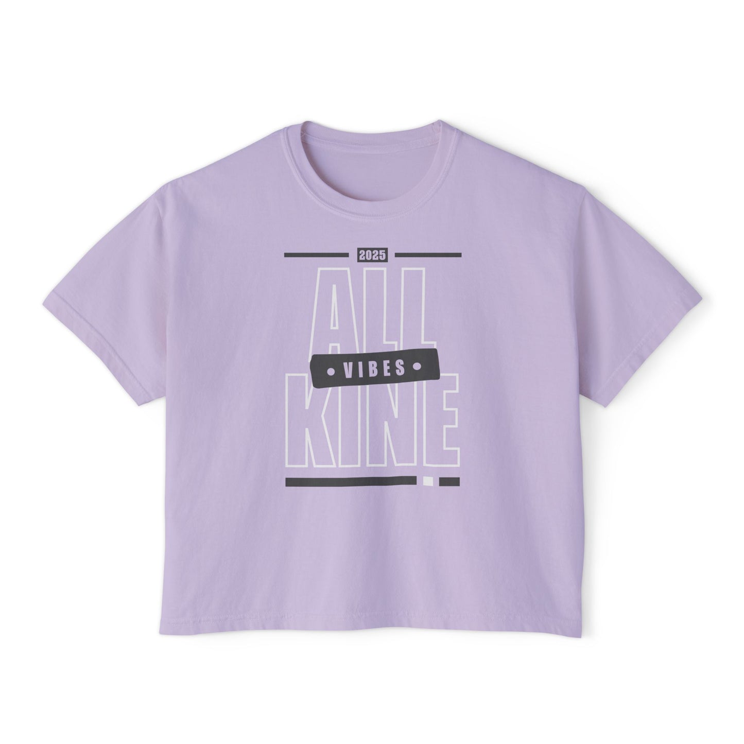 Women’s Oversized Boxy Tee  - Vibes -  All Kine