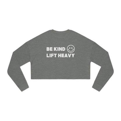 Bella+Canvas – Women’s 52/48 Cropped Sweatshirt - Be Kind - K Fit Body