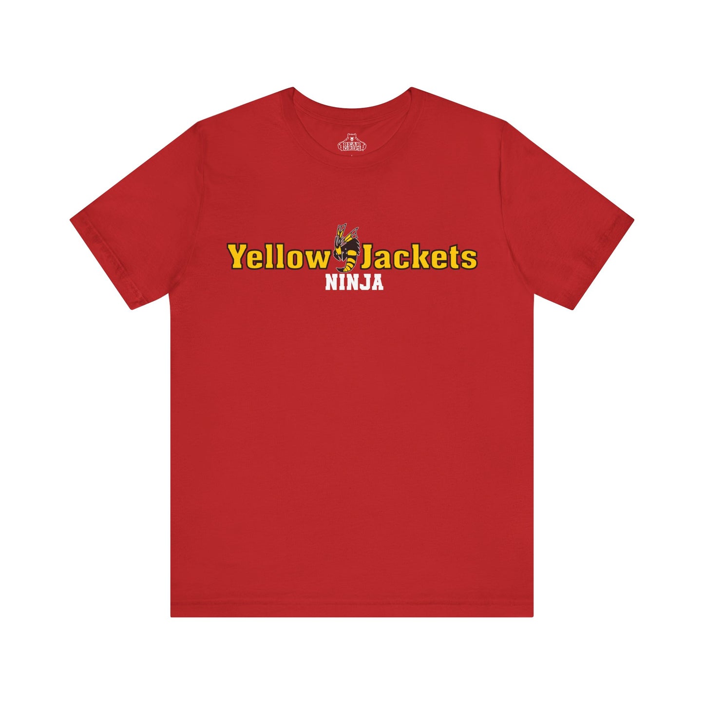 Airlume Cotton Athletic Tee - Yellow Jackets Ninja