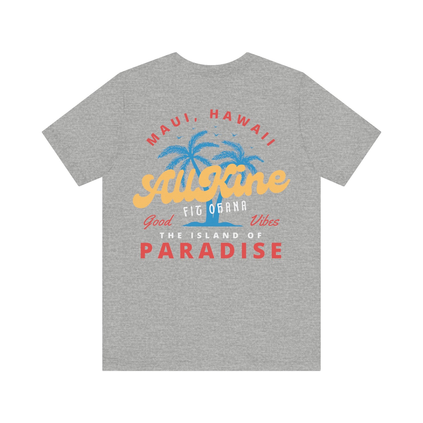 Airlume Cotton Athletic Tee - Paradise - All Kine