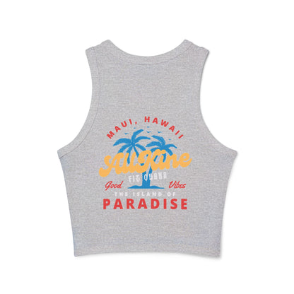 Ladies Ribbed Tank -  Paradise - All Kine