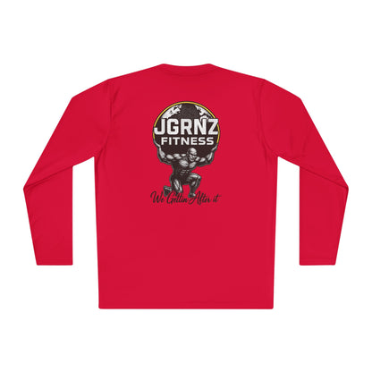 Unisex Performance Long Sleeve  - Steel Atlas - JGRNZ Fitness