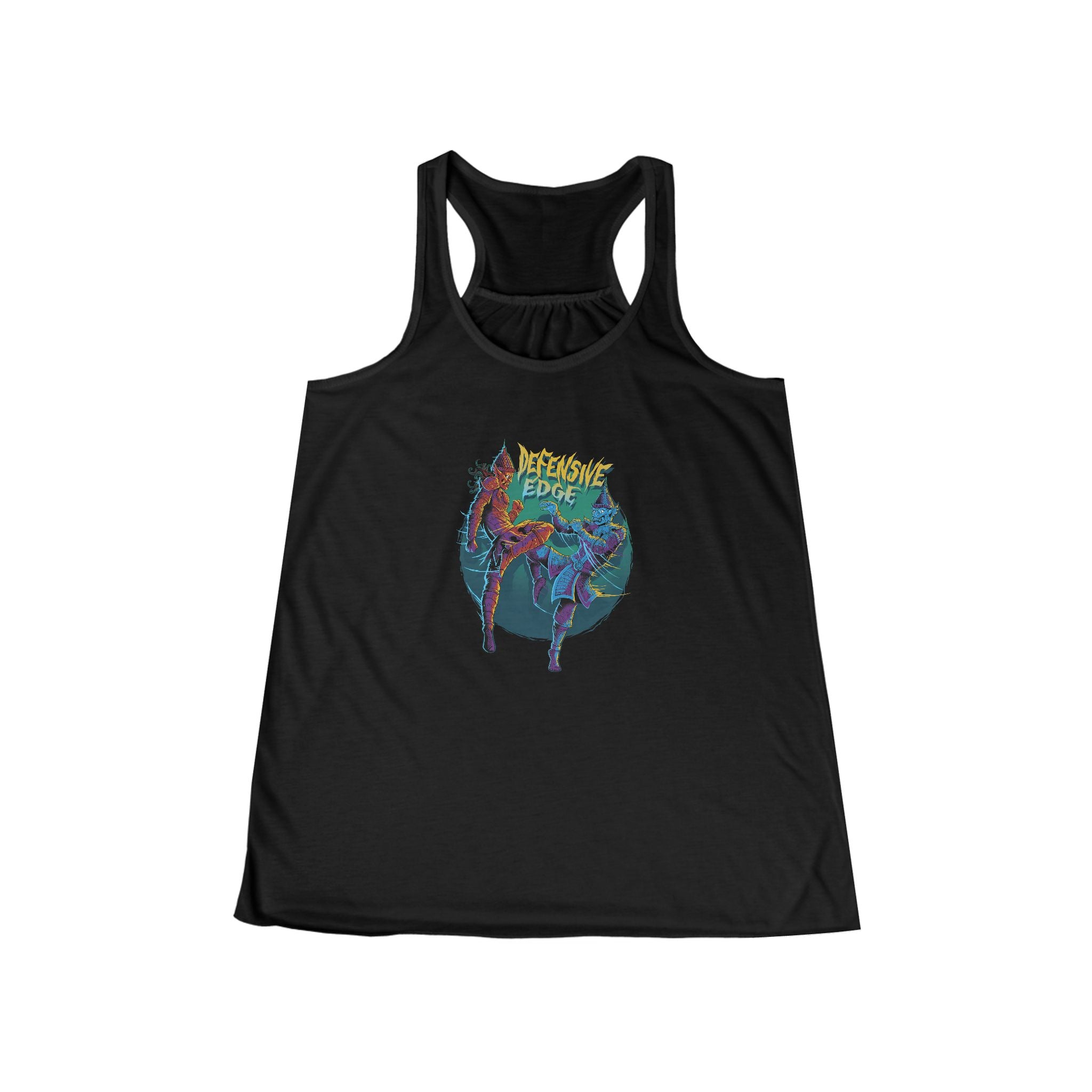 Ladies Flowy Racerback Tank - DEM- Defensive Edge Martial Arts