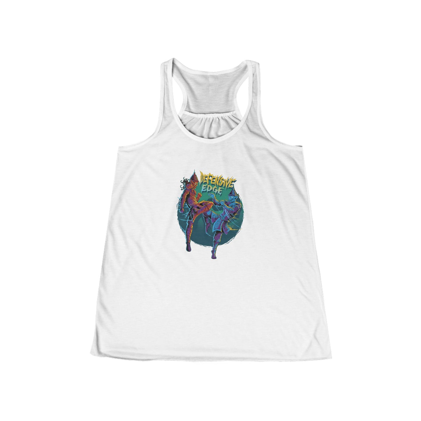 Ladies Flowy Racerback Tank - DEM- Defensive Edge Martial Arts