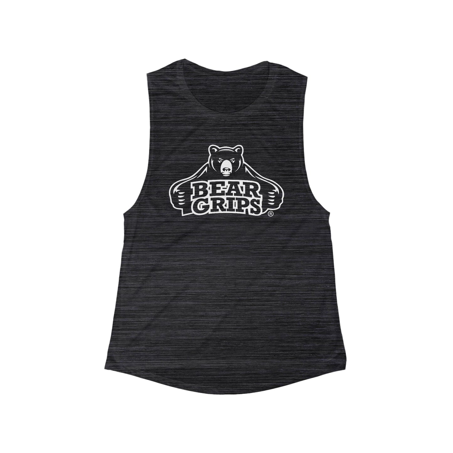 Women’s 65/35 Poly/Viscose Flowy Scoop Muscle Tank