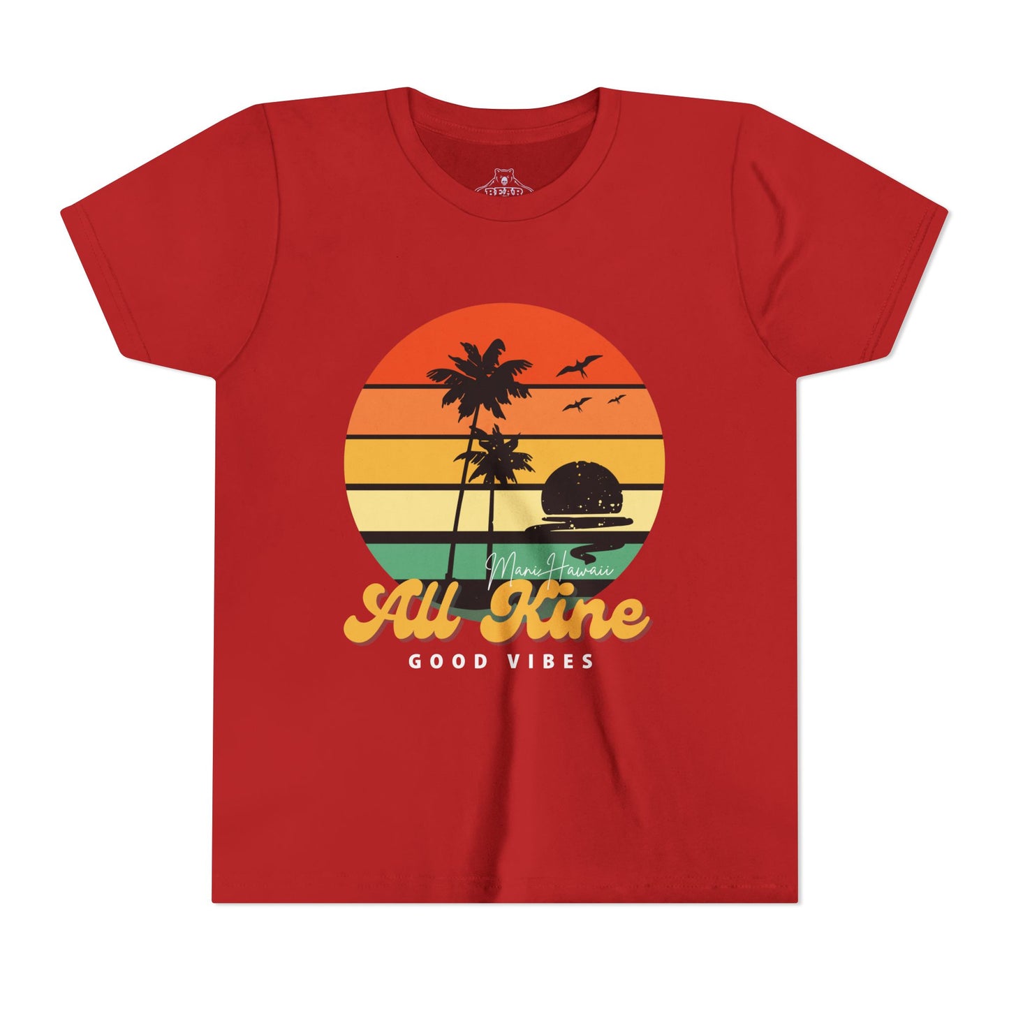 Youth Airlume Cotton Athletic  Tee - All Kine