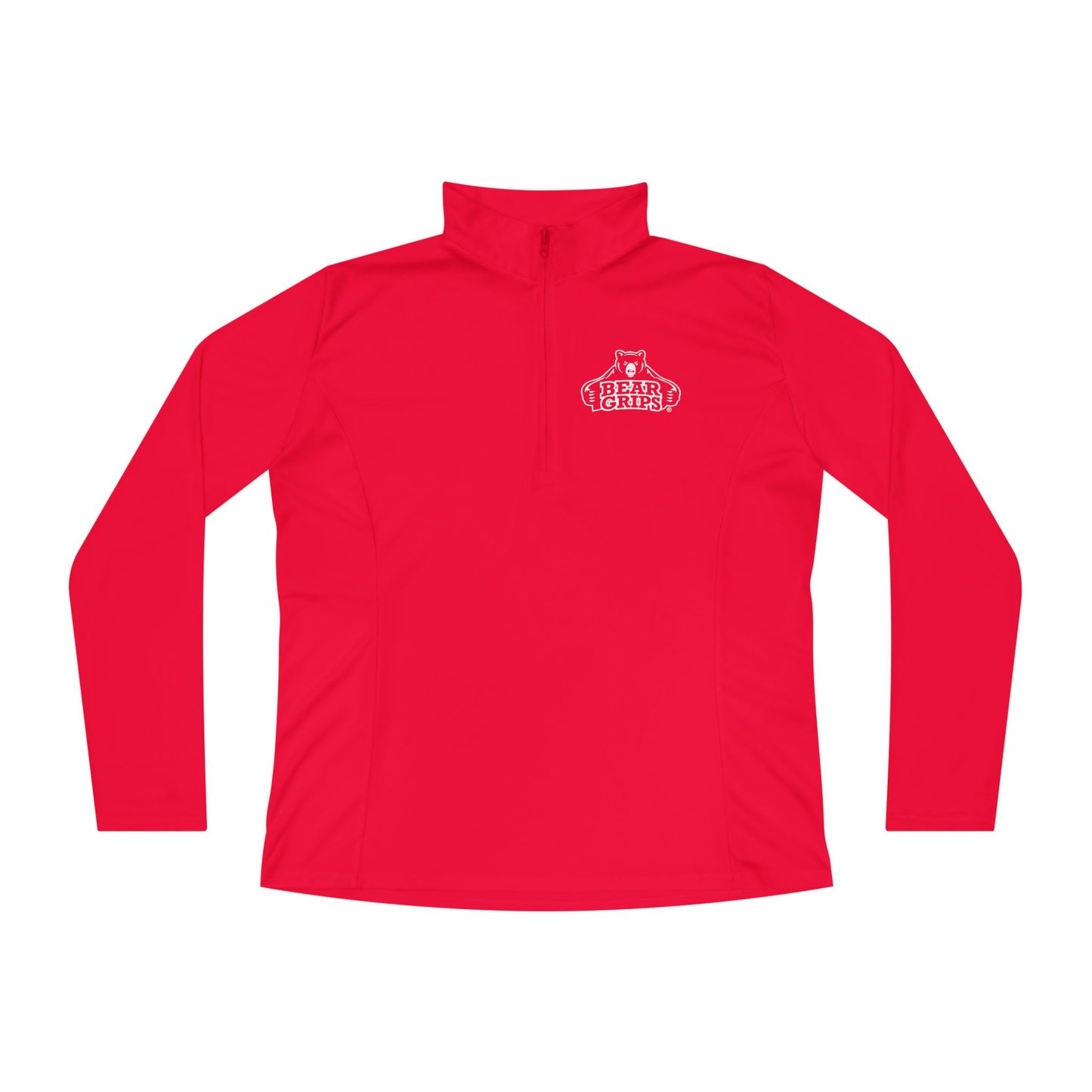 Ladies’ Quarter-Zip Pullover - Sample - Bear Grips