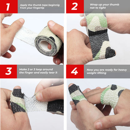Weightlifting, Athletic, Stretch Tape