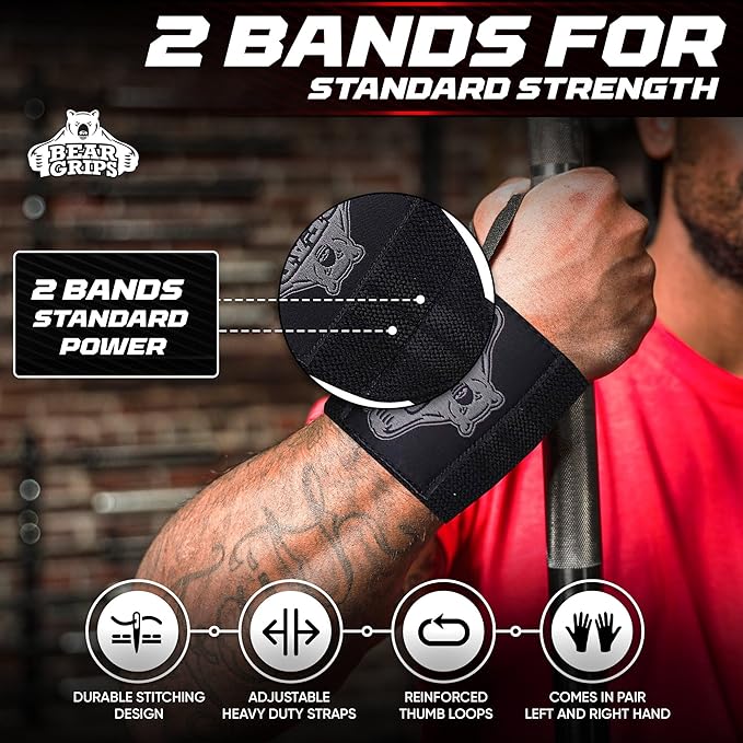 Wrist Wraps for Weightlifting and Wrist Support